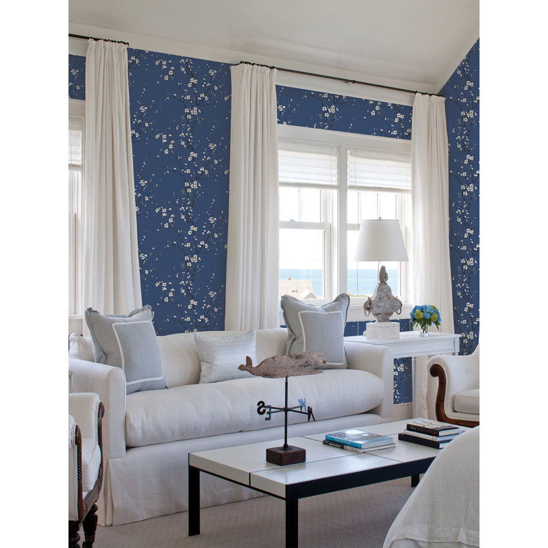 Rouleau de papier peint Belvidere Kimberlee, Cobalt