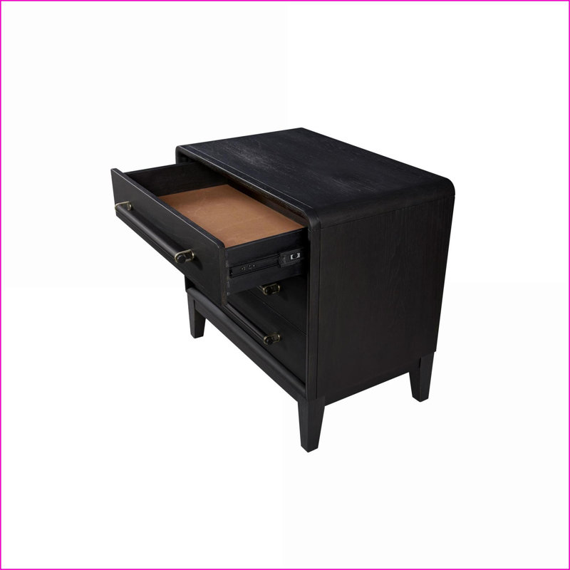 Table de chevet 3 tiroirs avec USB pour le rangement dans la chambre à coucher