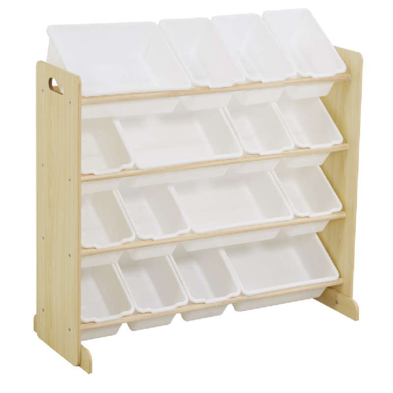 Toy Storage, Natural/White