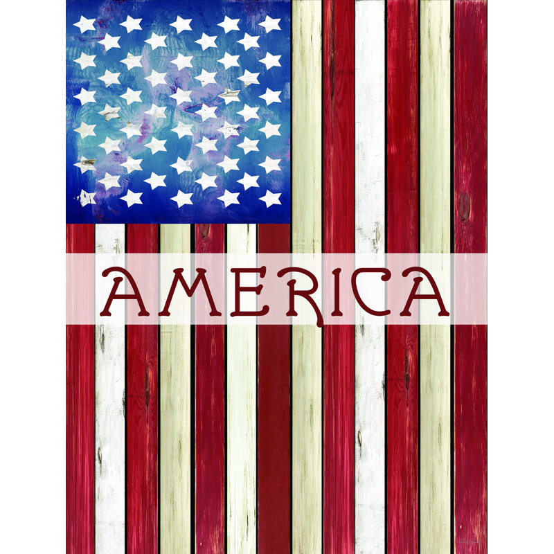 " American Flag " by Cindy Jacobs, 48" H x 36" W  