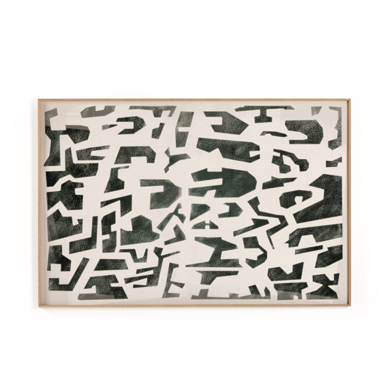 Block Sea II Print by Coup D'Esprit, 40" H x 60" W x 2" D