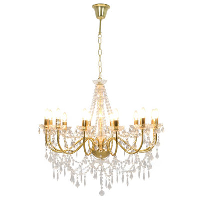 Shah 12 - Light Candle Style Chandelier