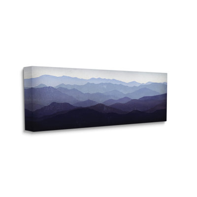 " Panoramic Mountains Layered Peaks " by Ryan Fowler