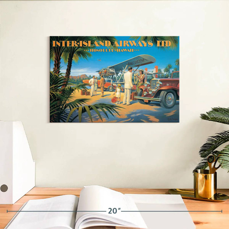 Ravi Inter Island Airways, 8" H x 12" W