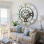 Horloge murale 36 "surdimensionnée pour le salon-123169110