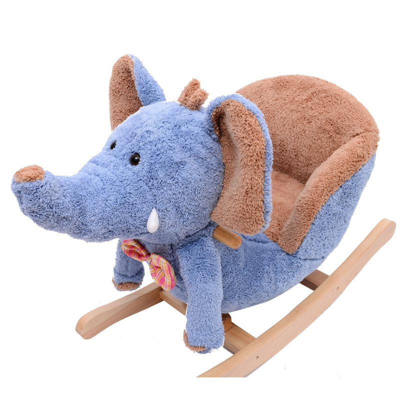 Winnols Kids Toy Elephant Seat Rocker