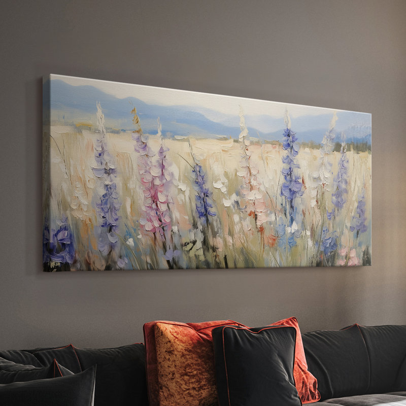 Série paysage - CXV III - Toile tendue avec châssis - Prêt à être accroché, H 16 po x l 32 po