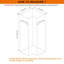 Organisateur de placard pivotant multifonctionnel, capacité de charge de 40 kg, support de rangement d'angle peu encombrant