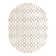 Glam Geometric White Silver Area Rug