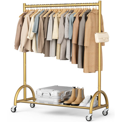 Porte-vêtements robuste avec roulettes