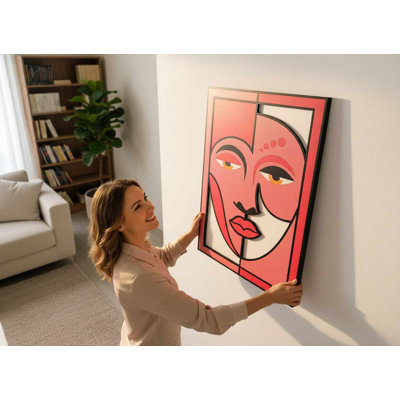 Decorative Framed MDF Painting