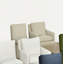 Alayaa Upholstered Side Chair with Casters-99840925