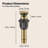 Bathroom Sink Pop-Up Drain With Overflow-108506587