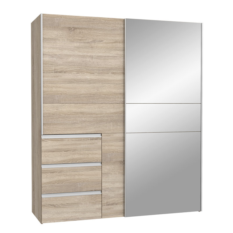 Kavalli 2 Sliding Wardrobe, Sonoma Oak