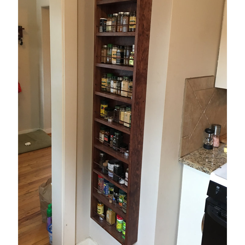 Mitchell Wall Spice Rack, Primed Gray