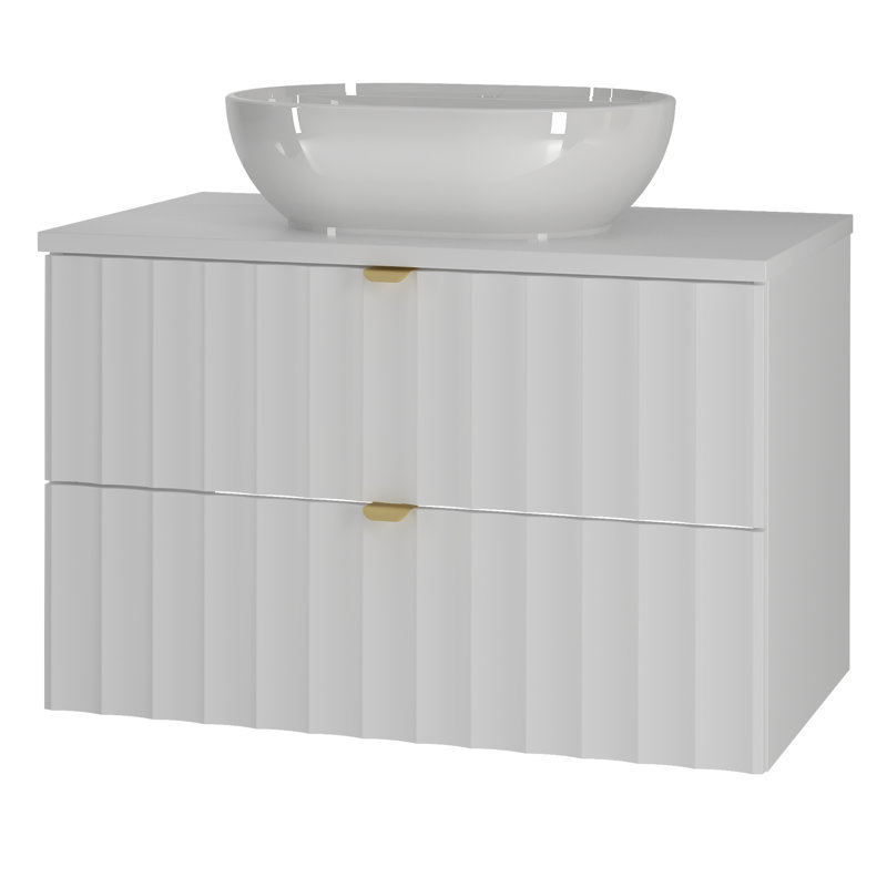 Ahmid Bathroom Storage, Grey