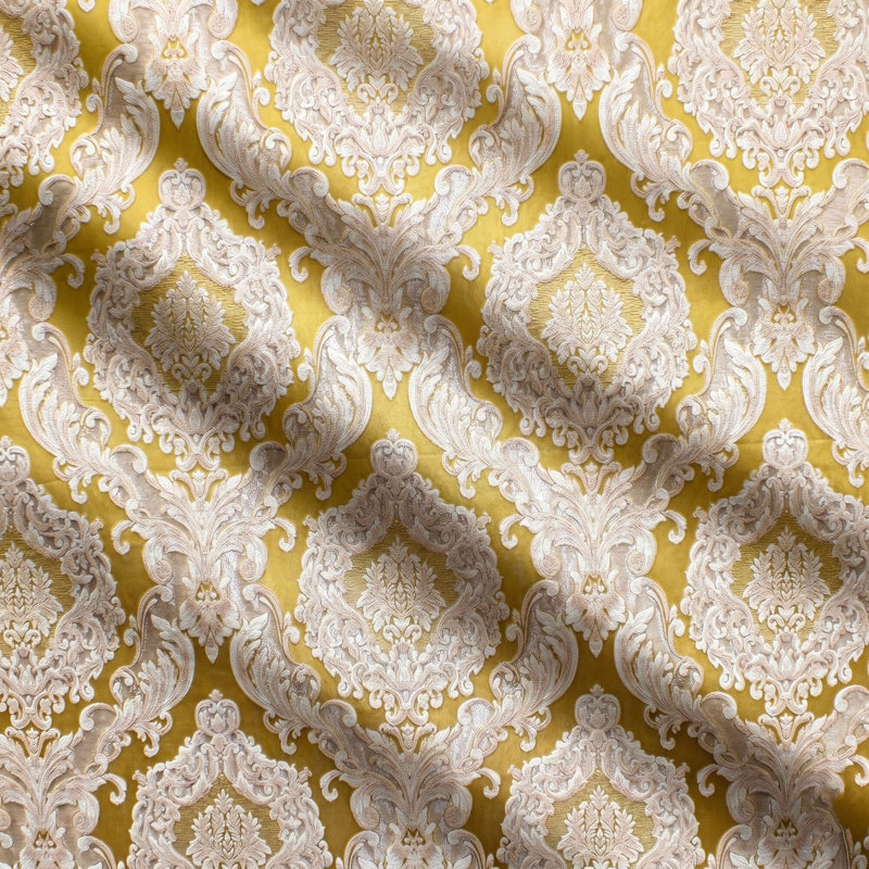 Damask Jacquard | Varley Fabric, Gold