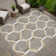 Machine Washable Indoor/Outdoor Dyar ACN2343 Lattice Rug