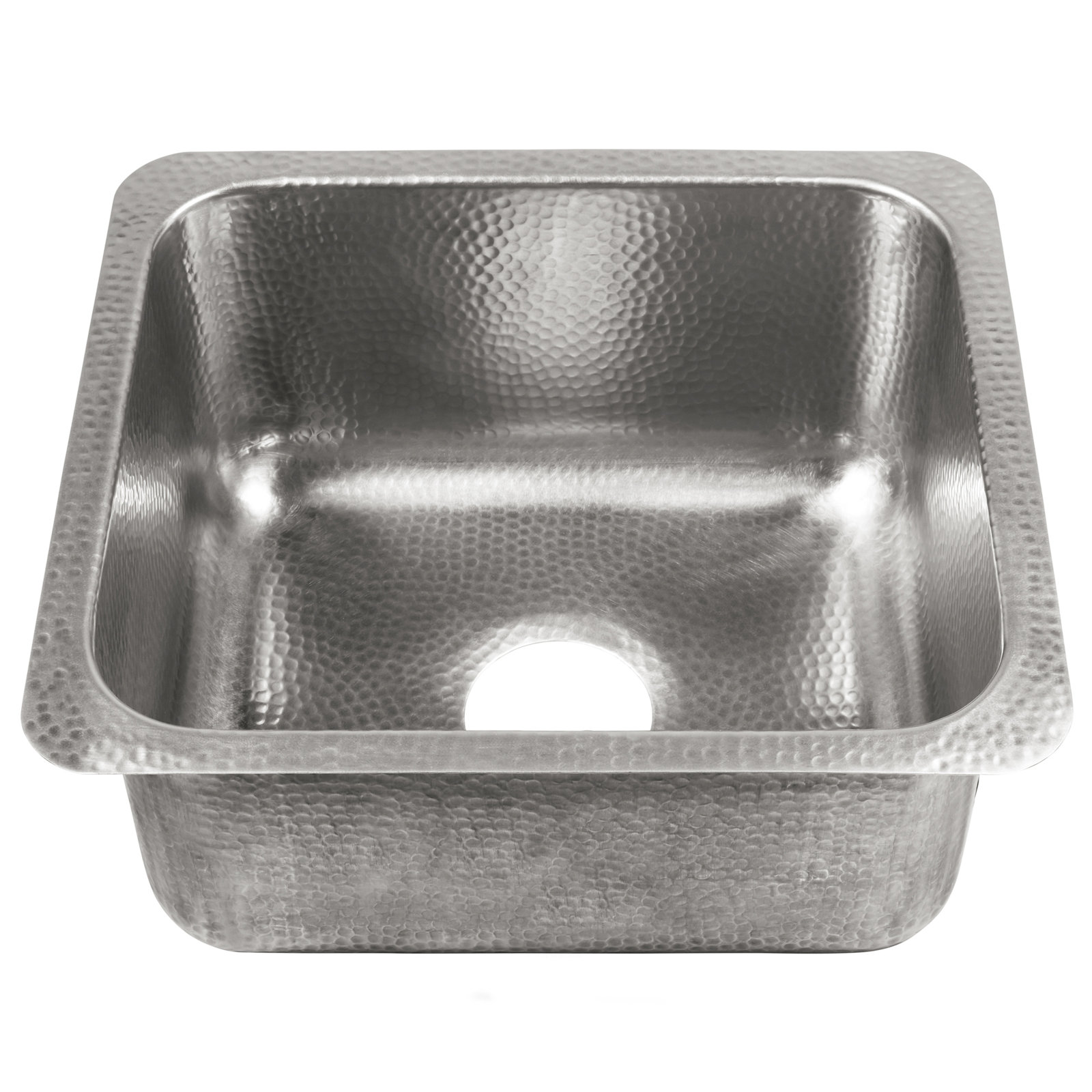 Grid Orwell Copper 30" Undermount Sink, Brushed Stainless, Single, 17"