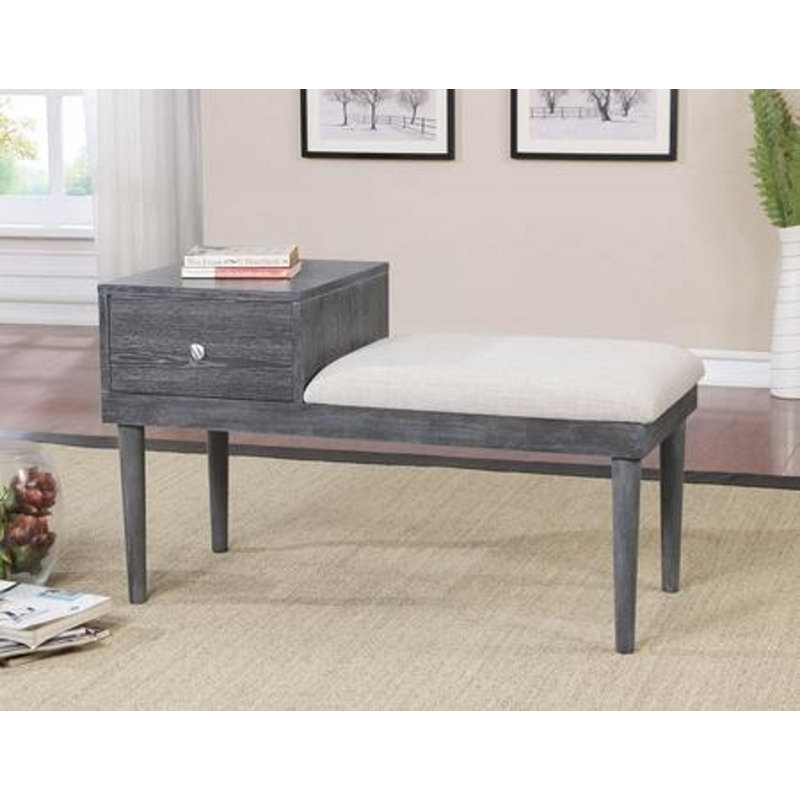 Banc de rangement en bois Broadwater
