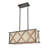 Renken 3 - Light Iron Square / Rectangle Chandelier