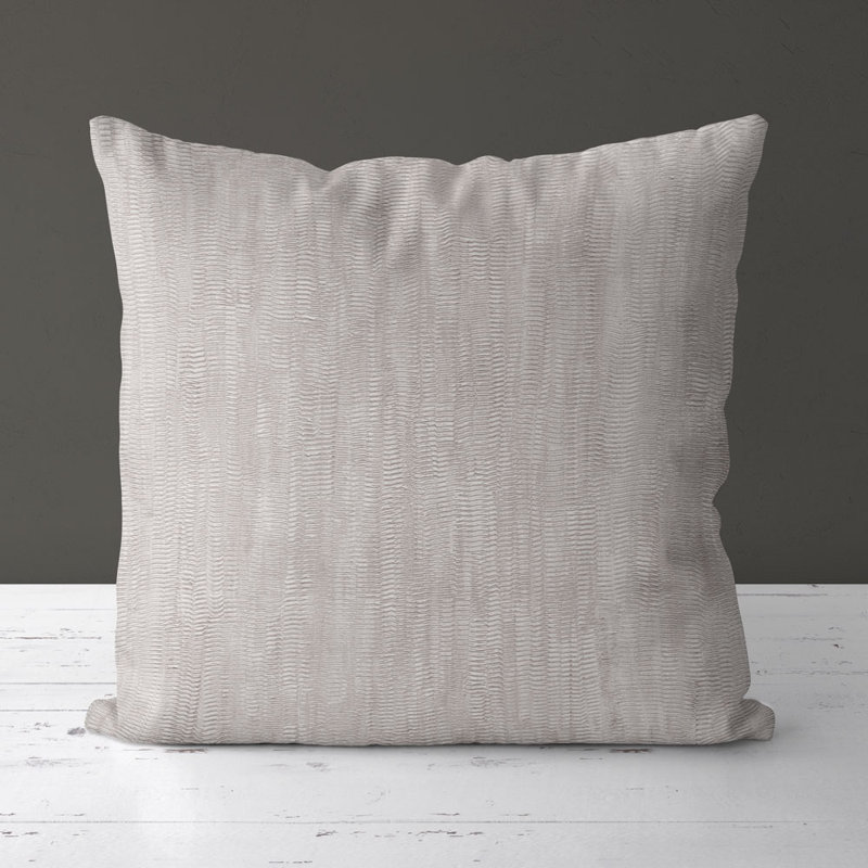 Housse de coussin carré et insert, Beige