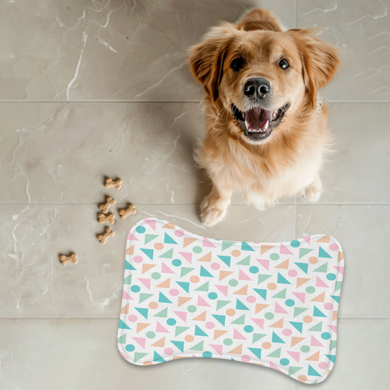 Light Serenity - 1 Piece Bone Shape Feeding Mat