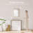 Bathroom Vanity Mirror with Tempered Glass and Aluminum Frame-126347627-126347637