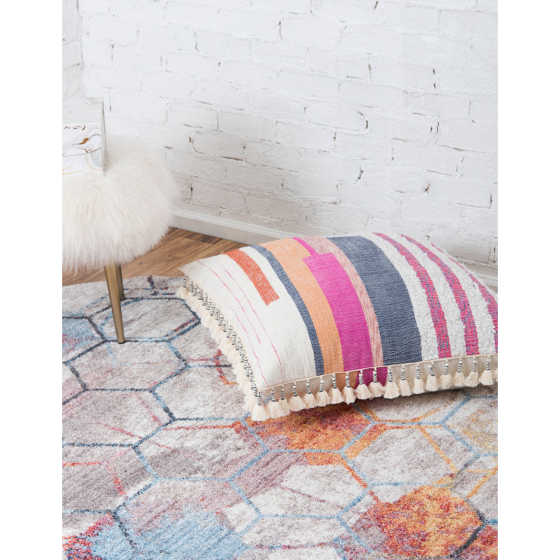 Baxter Geometric Indoor Rug, Round 6'1"