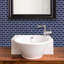 15cm W x 30.5cm L Aluminum Peel and Stick Mosaic Tile-1239257099
