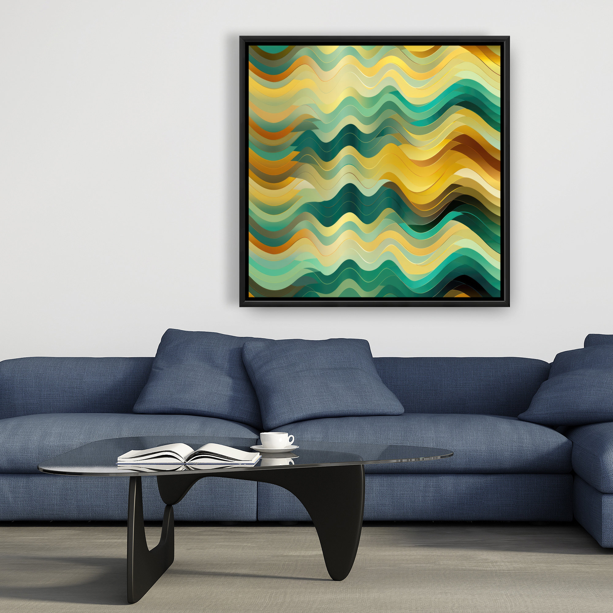 Concius Sales Rich by design - 36"x36" Framed canvas | Wayfair