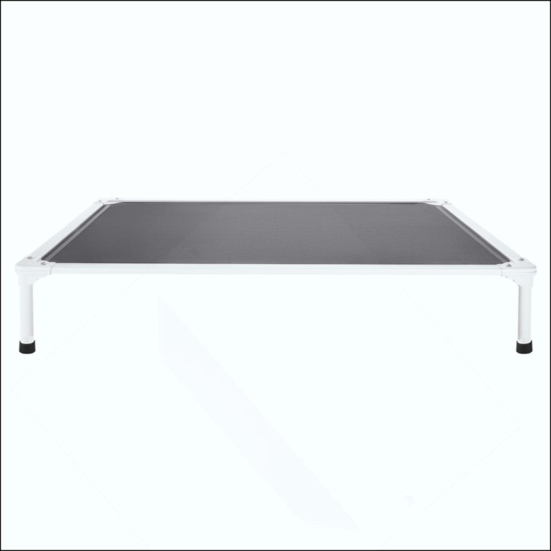 Lit surélevé pour lit de chien surélevé portatif avec filet Meslin, H 9 po x l 49 po x P 33 po