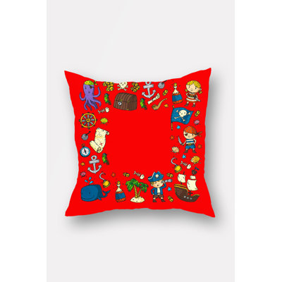 Housse de coussin carré en polyester Emmette