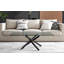Chayton Modern Contemporary Glass And Chrome Coffee Table - Modern Sleek Design-502482956