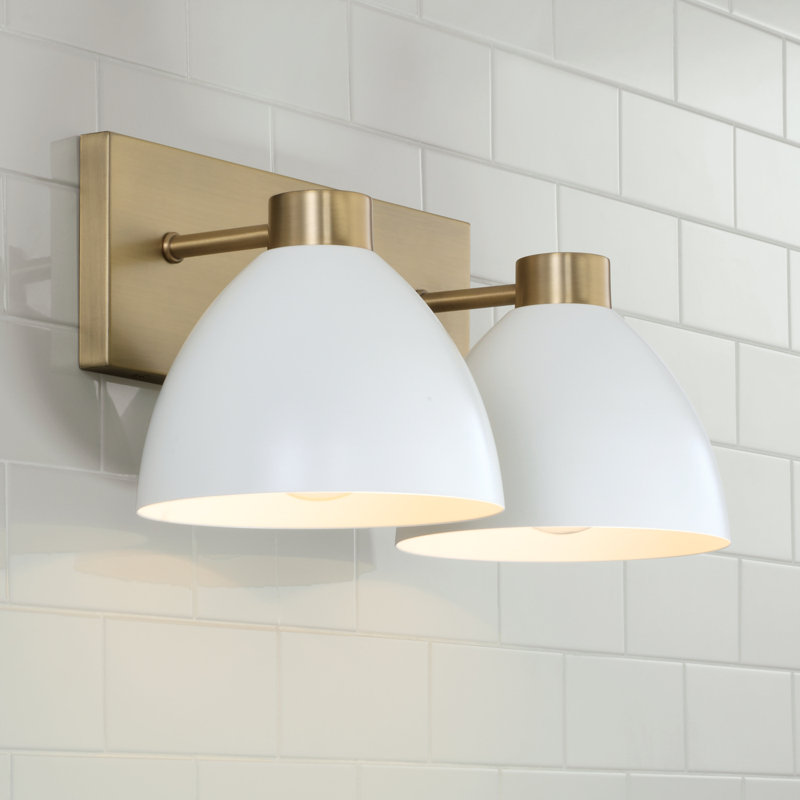 Ross 2 - Light Dimmable Vanity Light, White