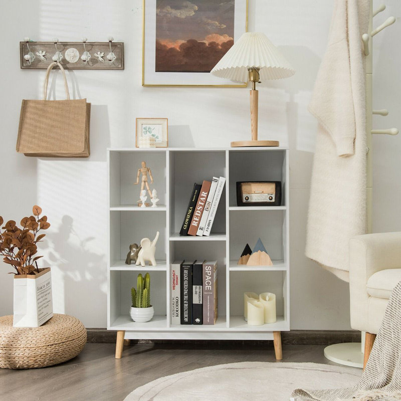 Nohoff 93cm H x 80cm W Bookcase, White