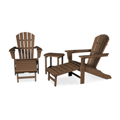 POLYWOOD Palm Coast Ultimate Adirondack 3-Piece Set