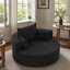 Fauteuil d'appoint pivotant à 360 ° avec 3 coussins amovibles pour le salon, la chambre à coucher, le bureau et l'hôtel-1287765467
