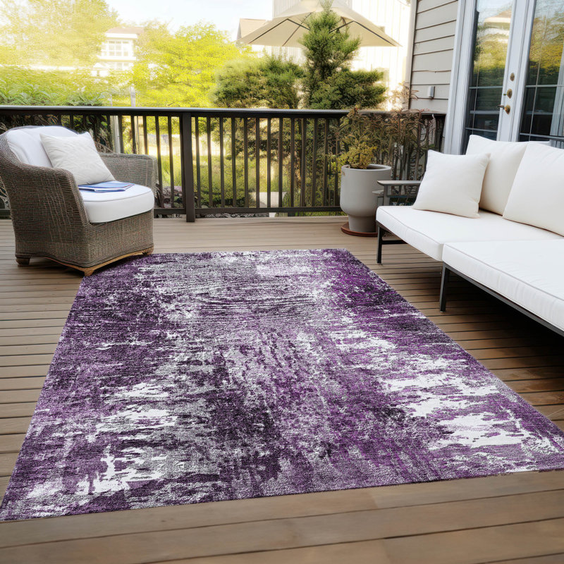 Alta Abstract Indoor / Outdoor Rug, Rectangle 5' x 7'6"