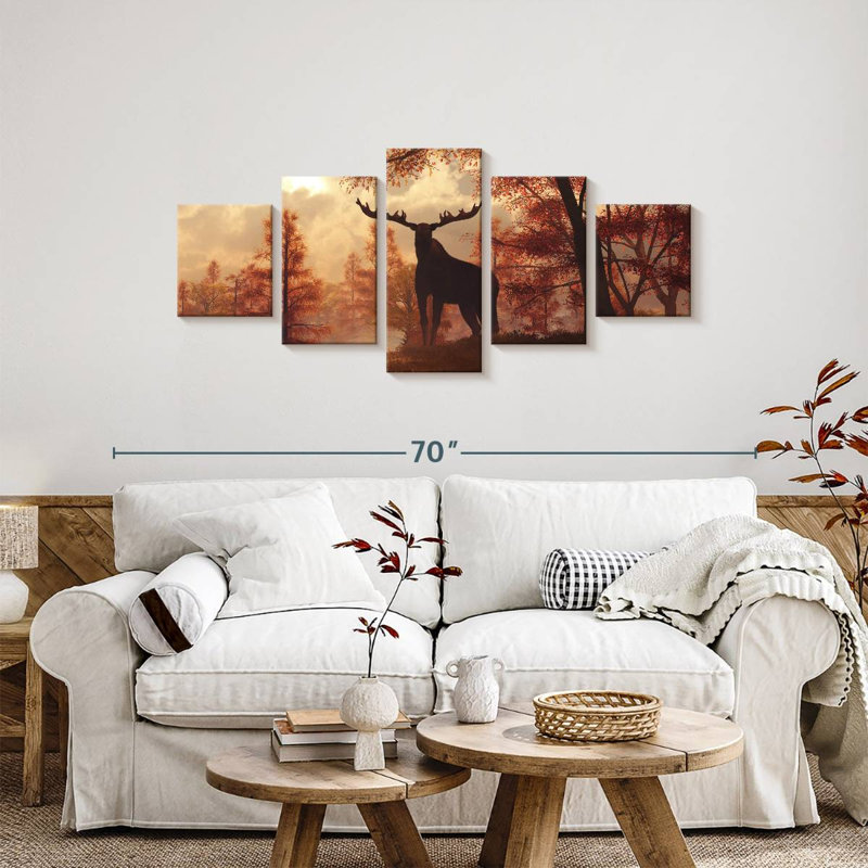 Orignal rêveur, H 24 po x l 55 po