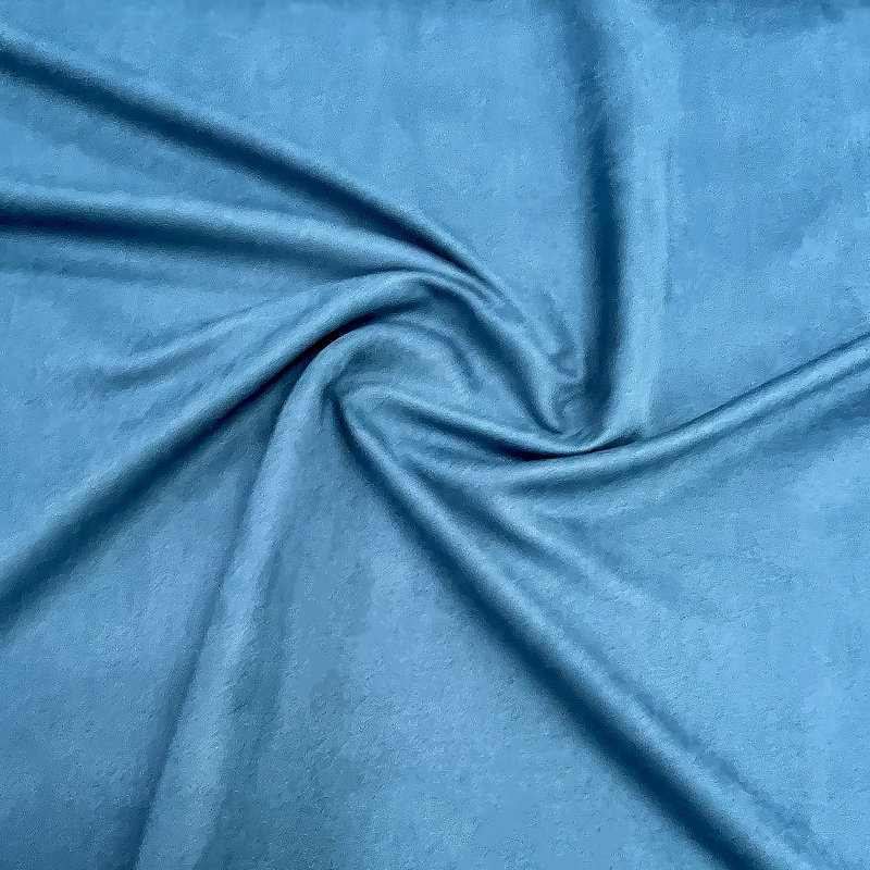 Tissu en suède clair, Azur