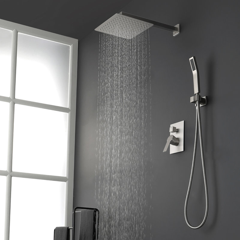 All-In-One Kit with Rough in-Valve, Brushed Nickel