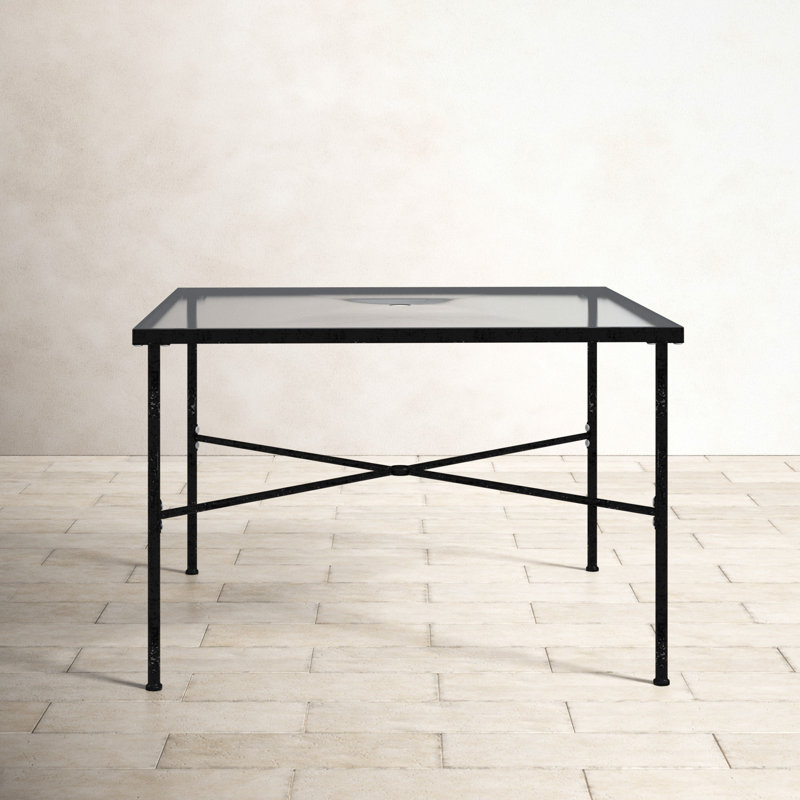 Provence Outdoor Dining Table, 29" H x 44" W x 44" L 