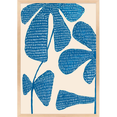 Céramique bleue 3 par Andrea Stokes - Art mural encadré