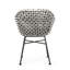 Chaise de patio avec coussin Leeroy
