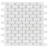 Expressions Recessed Subway White 11-3/4" x 12" Glass Mosaic Floor and Wall Tile