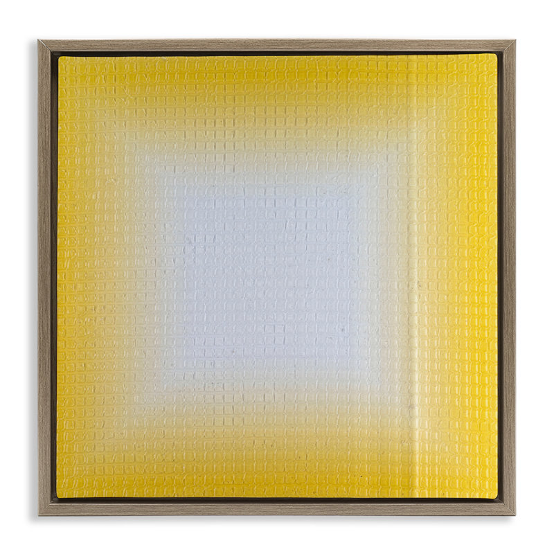 «Yellow Ombre Fade» par Michael Willett, Brun, H 25 po x l 25 po