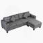Ensemble de canapé modulaire confortable pour le salon avec chaise longue polyvalente
