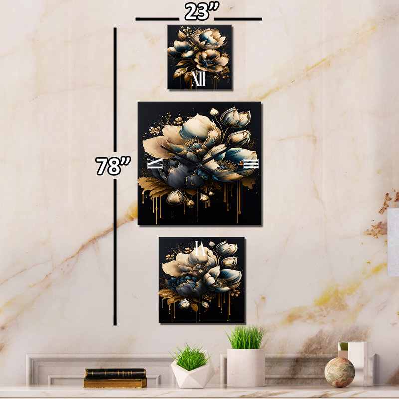 Guiliano Metal Wall Clock