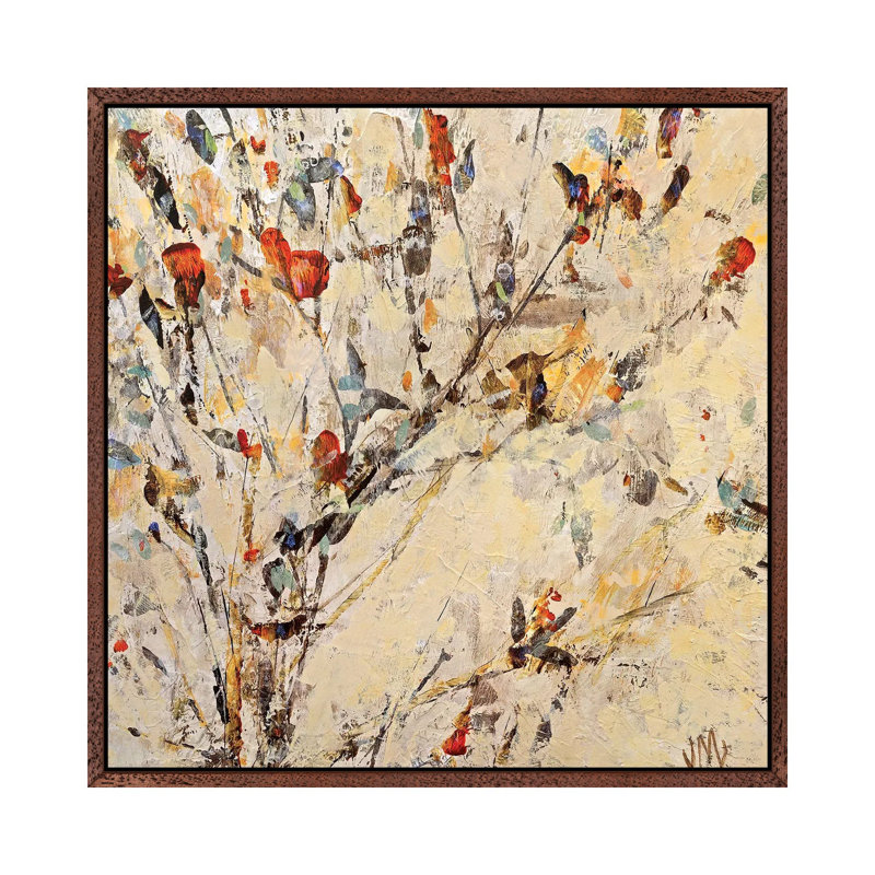 Sedona Spring by Jodi Maas - 1 Piece Painting on Canvas, 93.98 cm H x 93.98 cm W, Classic Brown Wood Framed